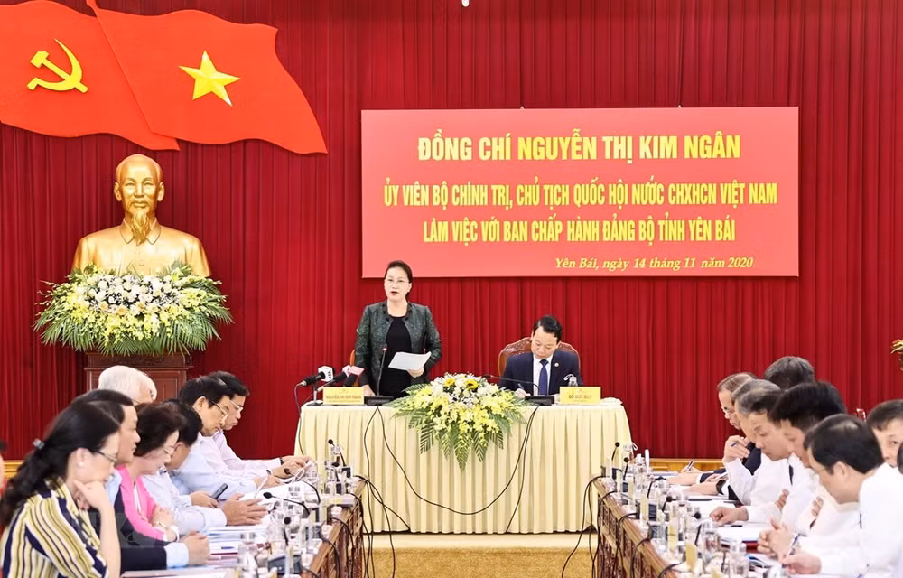 Presidenta del Parlamento vietnamita exige prestar atención al progreso de provincia de Yen Bai ảnh 1
