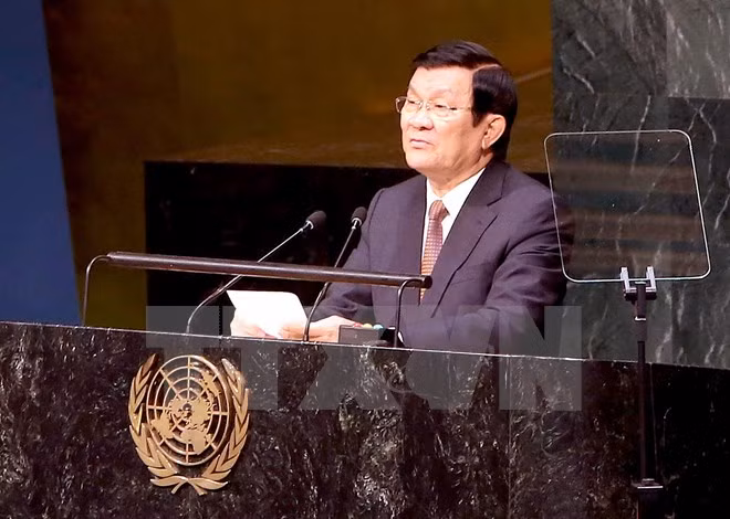 Ocupada agenda de presidente vietnamita al margen de Cumbre ONU ảnh 1 Ocupada agenda de presidente vietnamita al margen de Cumbre ONU ảnh 1
