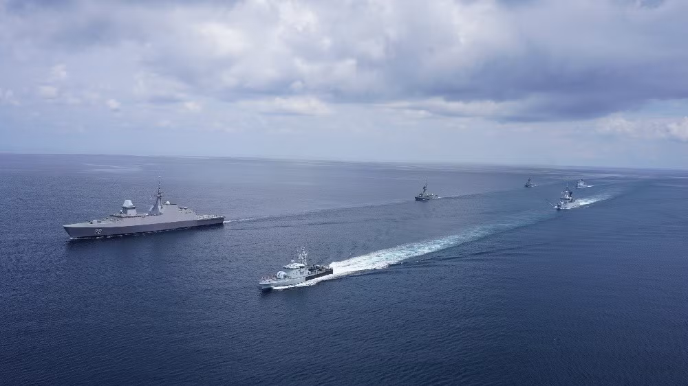 Singapur y Malasia realizan ejercicio naval en el estrecho de Malaca ảnh 1