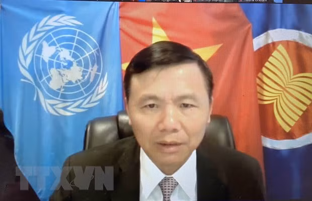Delegación vietnamita ante la ONU celebra el Día Nacional ảnh 1