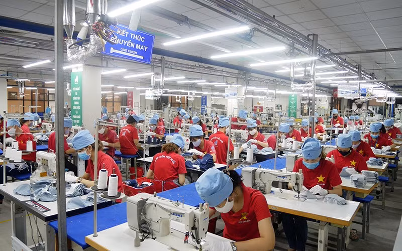 Exportaciones textiles vietnamita aumentan casi 10% en primeros tres meses de 2024 ảnh 1