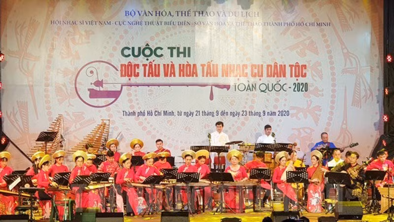 Efectúan en Vietnam concurso de solista y concierto de instrumentos tradicionales ảnh 1