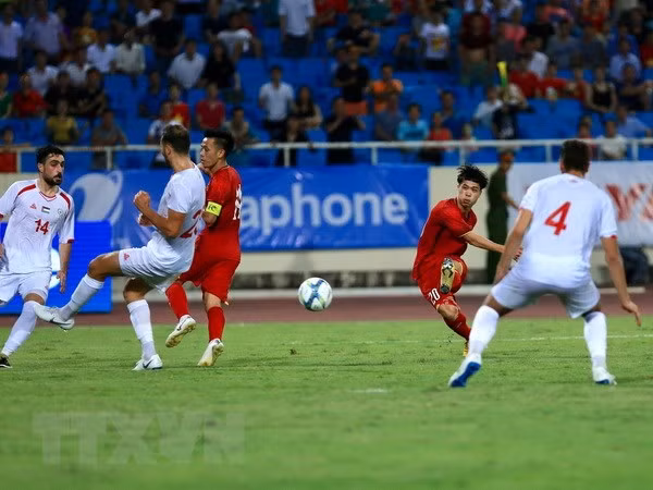 Selección de fútbol sub-23 de Vietnam obtiene importante victoria antes de Juegos Asiáticos ảnh 1