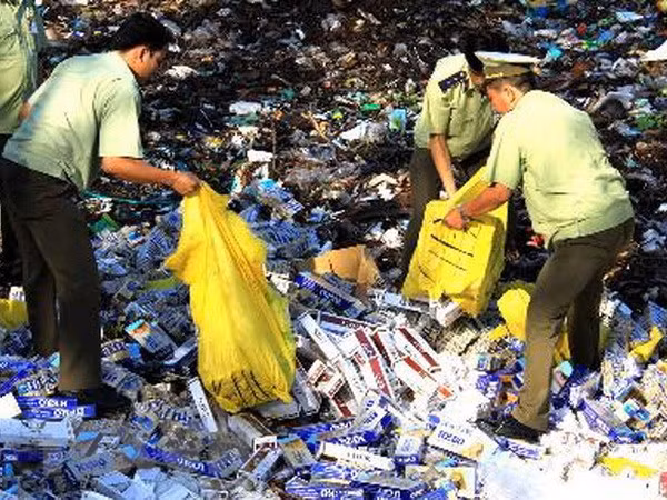 Provincia de Vietnam decomisa línea de embalaje de pilas piratas ảnh 1