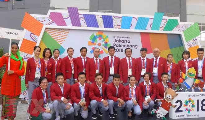 Delegación vietnamita está lista para ASIAD 2018 en Indonesia ảnh 1