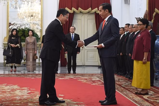 Presidente indonesio desea fortalecer cooperación multifacética con Vietnam ảnh 1 Presidente indonesio desea fortalecer cooperación multifacética con Vietnam ảnh 1