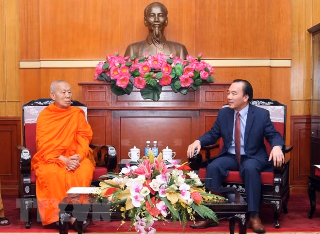 Laos y Vietnam buscan promover conexión budista ảnh 1