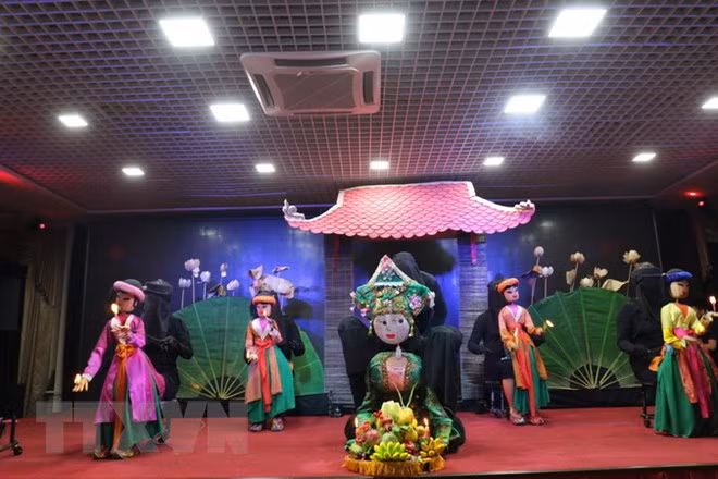 Espectáculos de marionetas de Vietnam transmiten valores culturales a connacionales en Rusia ảnh 1