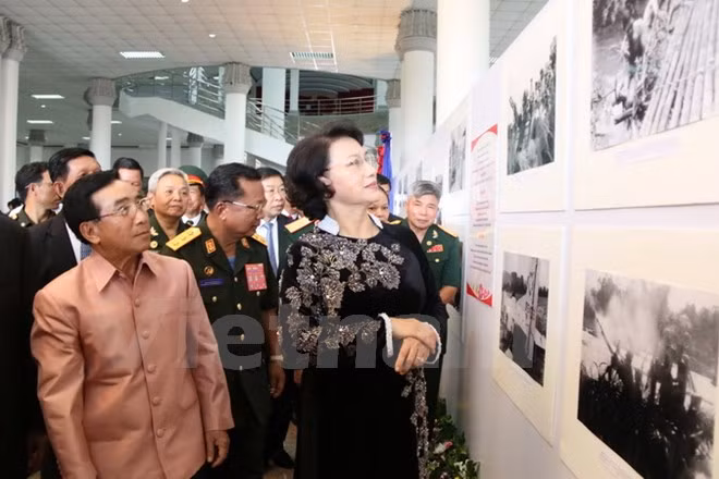 Abierta en Laos exposición sobre legendario Sendero Ho Chi Minh ảnh 1
