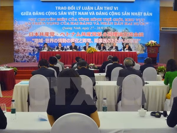 Efectúan sexto intercambio teórico entre Partidos Comunistas de Vietnam y Japón ảnh 1