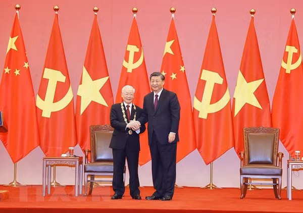 Emiten Declaración Conjunta Vietnam-China ảnh 1