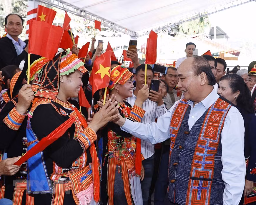 Presidente vietnamita asiste al Festival de Gran Unidad Nacional ảnh 1