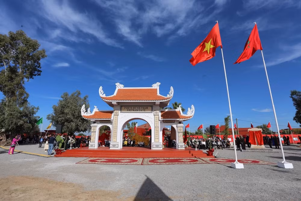 Inauguran puerta de Vietnam en Marruecos ảnh 1 Inauguran puerta de Vietnam en Marruecos ảnh 1
