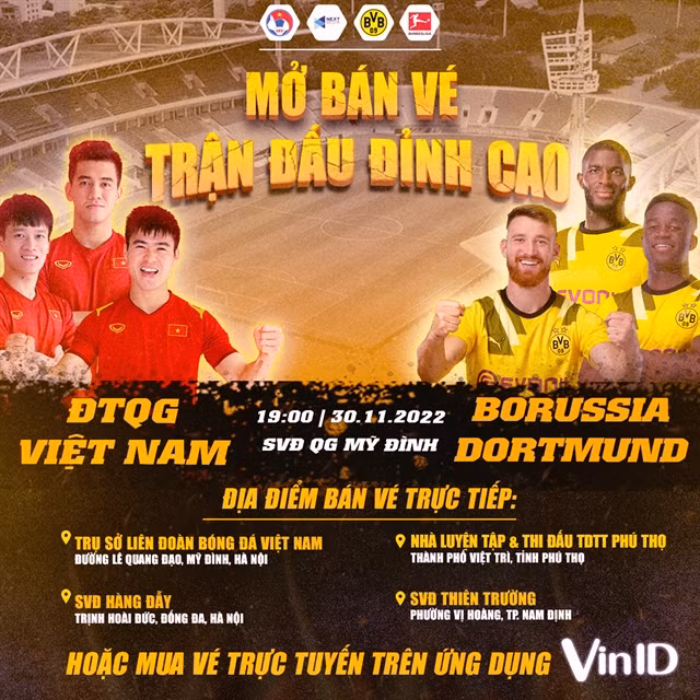 Empiezan a vender boletos para partido de fútbol entre Vietnam y club alemán Borussia Dortmund ảnh 1