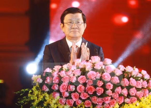 Presidente de Vietnam se reúne con coterráneos residentes en extranjero ảnh 1