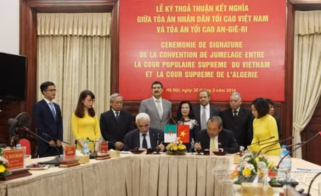 Vietnam y Argelia comparten experiencias en labores jurídicas ảnh 1 Vietnam y Argelia comparten experiencias en labores jurídicas ảnh 1
