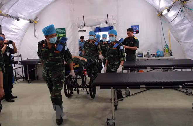Hospital de campaña de Vietnam listo para misiones en Sudán del Sur ảnh 1 Hospital de campaña de Vietnam listo para misiones en Sudán del Sur ảnh 1