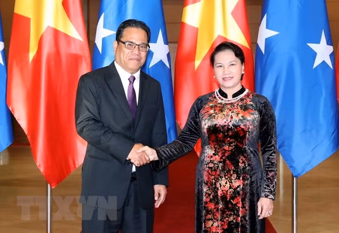 Robustecen Vietnam y Micronesia nexos bilaterales ảnh 1