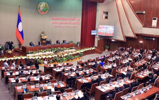 Inauguran quinto período de sesiones de la Asamblea Nacional de Laos ảnh 1