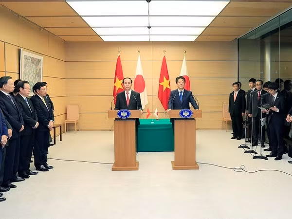Presidente de Vietnam concluye visita estatal a Japón ảnh 1