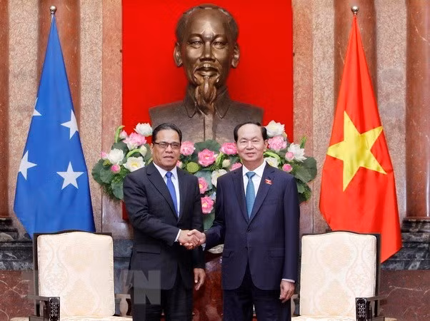Presidente de Vietnam aboga por consolidar asociación con Micronesia ảnh 1