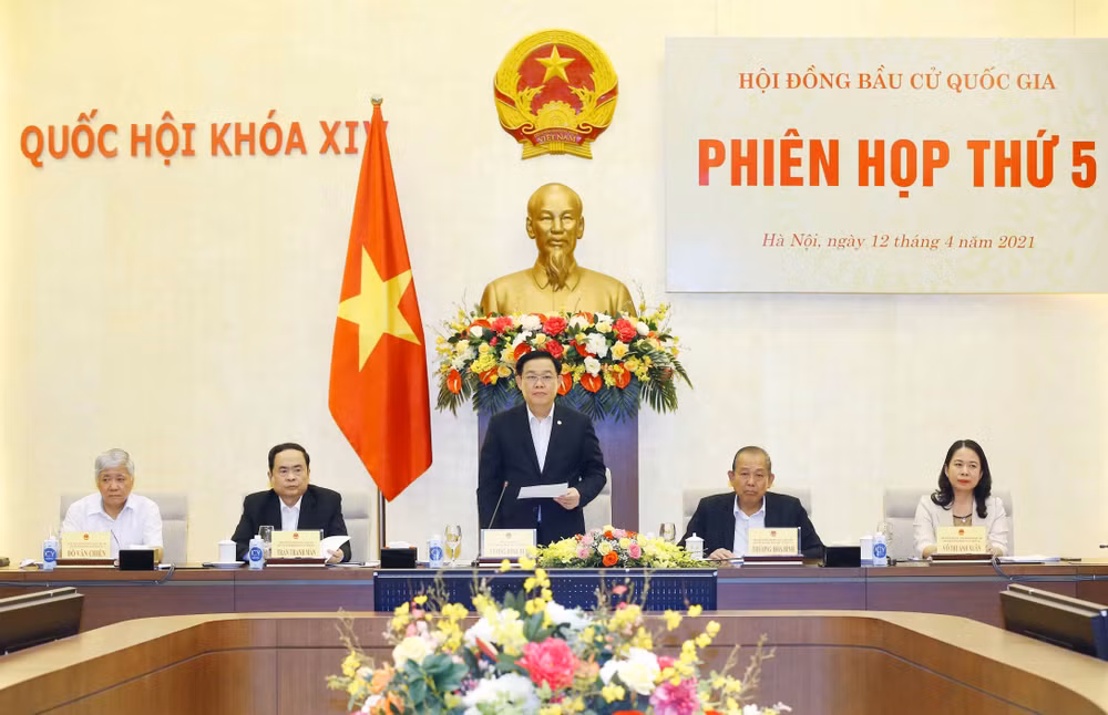 Efectúan quinta sesión del Consejo Electoral Nacional de Vietnam ảnh 1 Efectúan quinta sesión del Consejo Electoral Nacional de Vietnam ảnh 1