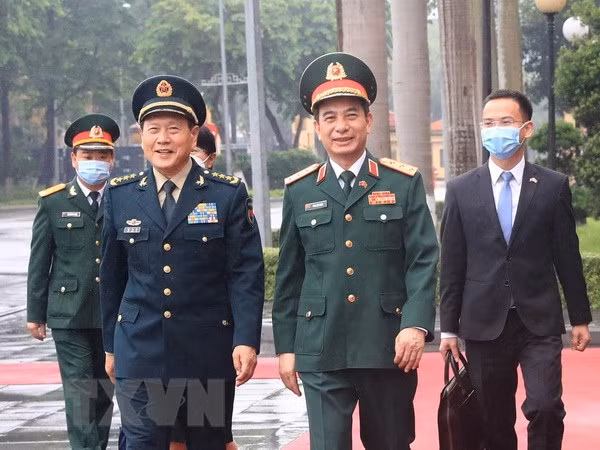 Agilizan cooperación entre Vietnam y China en defensa ảnh 1 Agilizan cooperación entre Vietnam y China en defensa ảnh 1