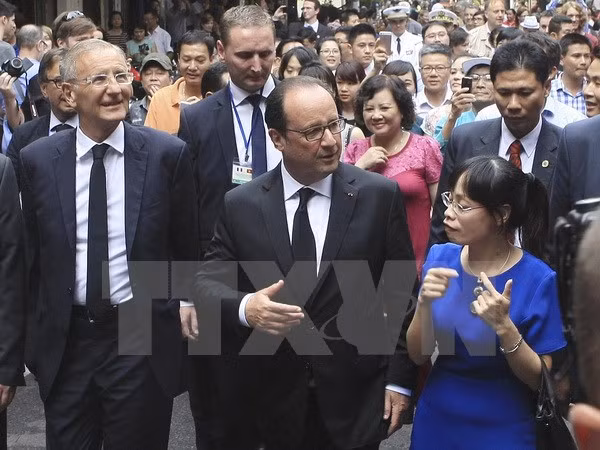 Visita de Hollande a Vietnam acapara prensa francesa ảnh 1