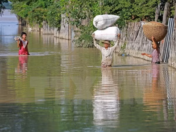 Sufre Myanmar graves inundaciones ảnh 1