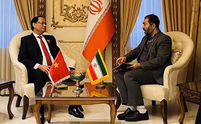 Vicepresidente de Asamblea Nacional de Vietnam trabaja con líderes iraníes ảnh 1