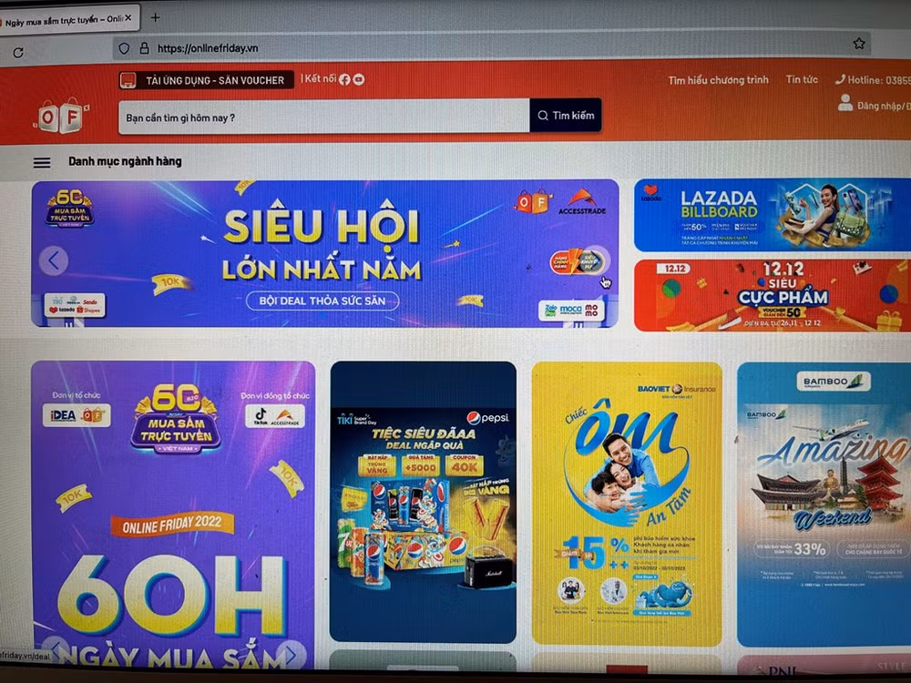Vietnam registra más de 458 millones de pedidos en Online Friday 2022 ảnh 1 Vietnam registra más de 458 millones de pedidos en Online Friday 2022 ảnh 1