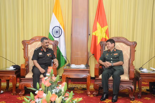 Vietnam e India fortalecen cooperación militar ảnh 1
