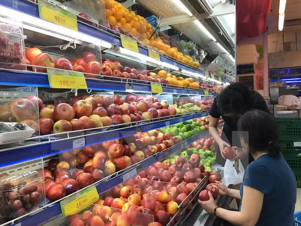 Frutas y verduras tailandesas conquistan mercado vietnamita ảnh 1