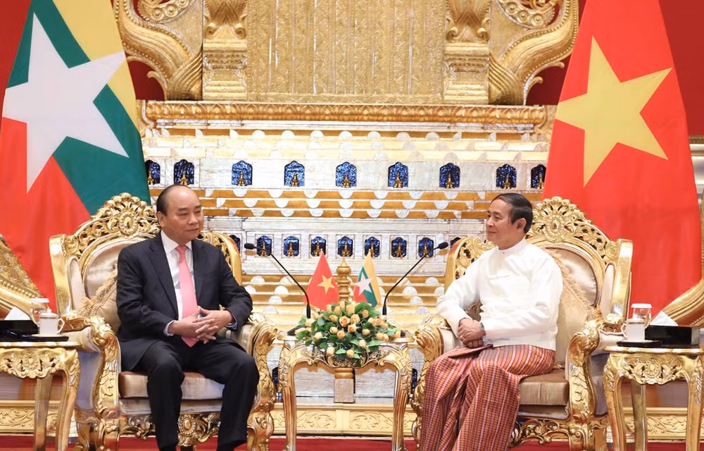 Concluye primer ministro de Vietnam visita oficial a Myanmar ảnh 1