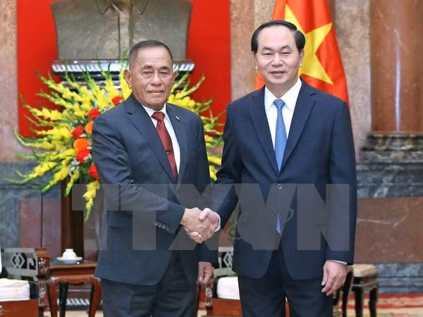 Presidente de Vietnam destaca asociación estratégica con Indonesia ảnh 1