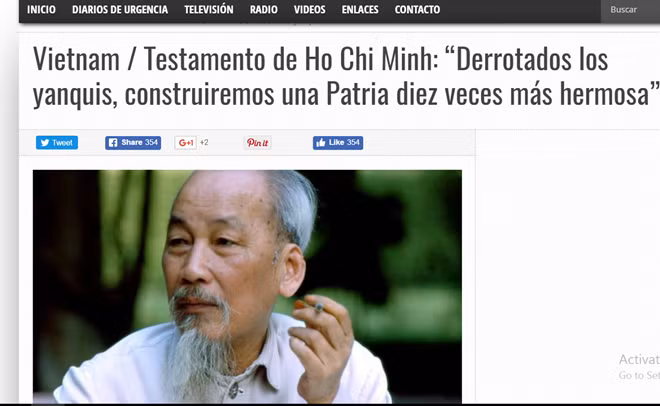 Prensa argentina continúa exaltando liderazgo del Presidente Ho Chi Minh ảnh 1