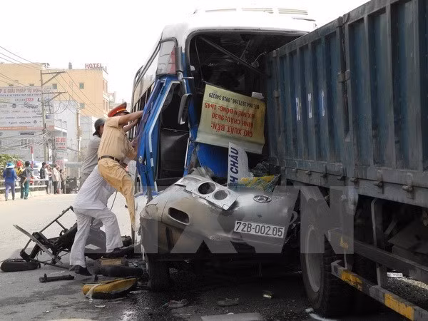Tercer día festivo reporta aumento abrupto de accidentes de tránsito ảnh 1 Tercer día festivo reporta aumento abrupto de accidentes de tránsito ảnh 1