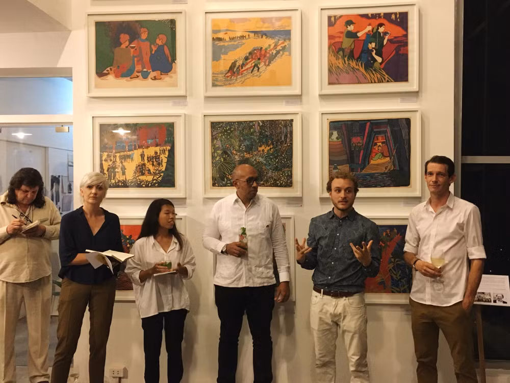 Exposición de obras gráficas resalta amistad Vietnam-Cuba ảnh 2