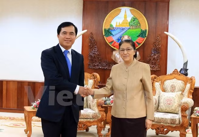  Vietnam impulsa preparativos para construcción de edificio parlamentario de Laos ảnh 1