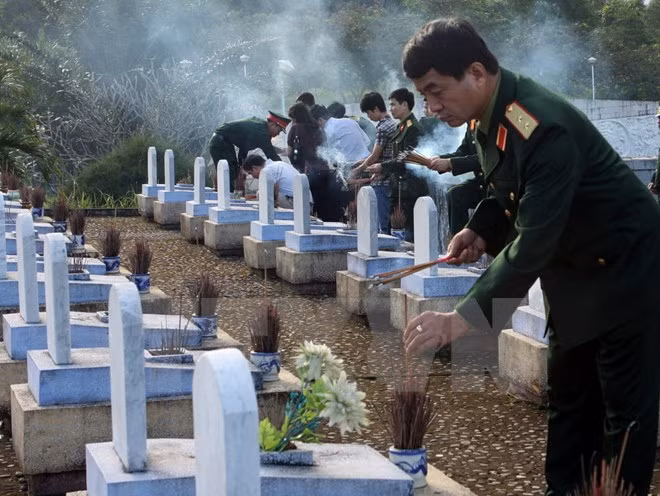Inhuman restos de combatientes vietnamitas caídos en Laos ảnh 1 Inhuman restos de combatientes vietnamitas caídos en Laos ảnh 1