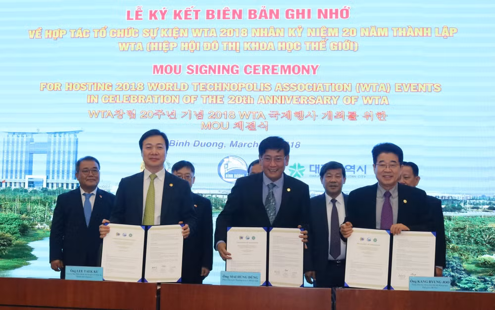 Provincia vietnamita de Binh Duong, nuevo miembro de World Technopolis Association ảnh 1