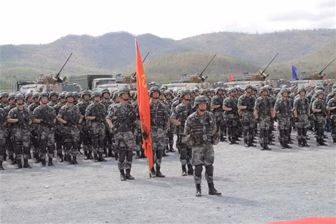 Camboya y China celebran segunda maniobra conjunta ảnh 1