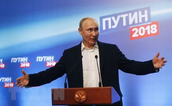 Presidente de Vietnam felicita a Vladimir Putin ảnh 1 Presidente de Vietnam felicita a Vladimir Putin ảnh 1