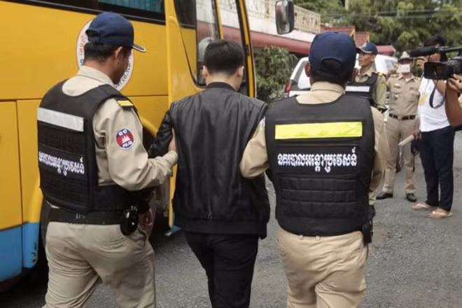 Camboya arresta a sospechosos chinos por fraude en las telecomunicaciones ảnh 1
