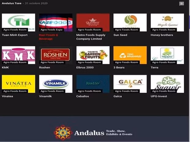 Empresas vietnamitas participan en feria virtual de industria alimentaria y agrícola en Argelia ảnh 1