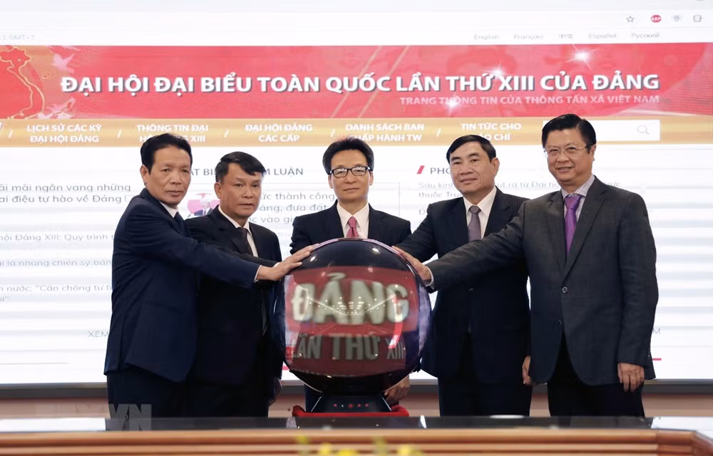 VNA lanza portal informativo especial sobre XIII Congreso Nacional del Partido Comunista de Vietnam ảnh 1