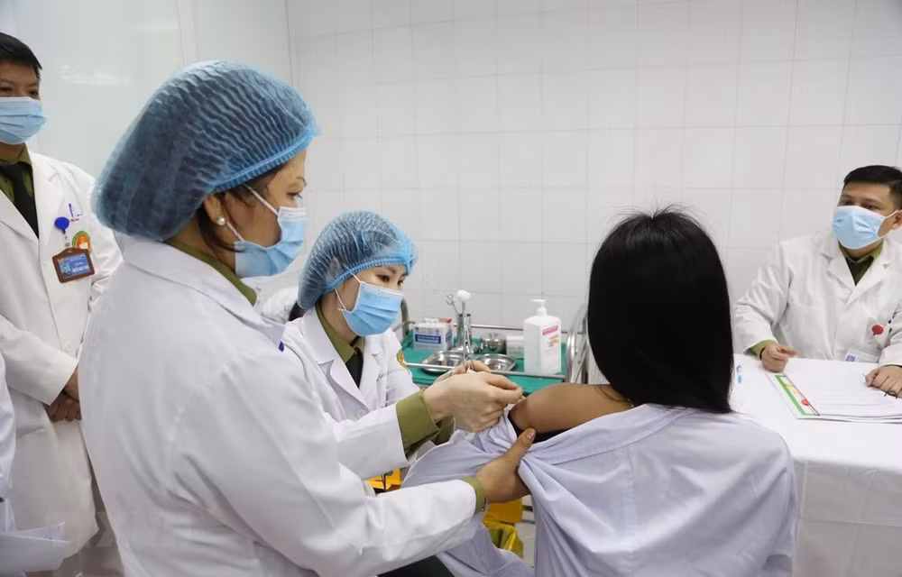 Continúan en Vietnam ensayo de vacuna anticovid con una mayor dosis ảnh 1