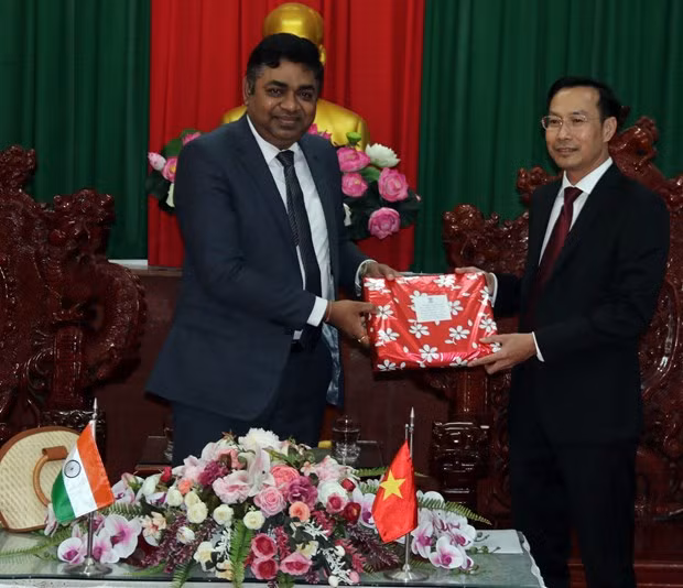 Provincia vietnamita de Kien Giang promueve cooperación con localidades indias ảnh 1