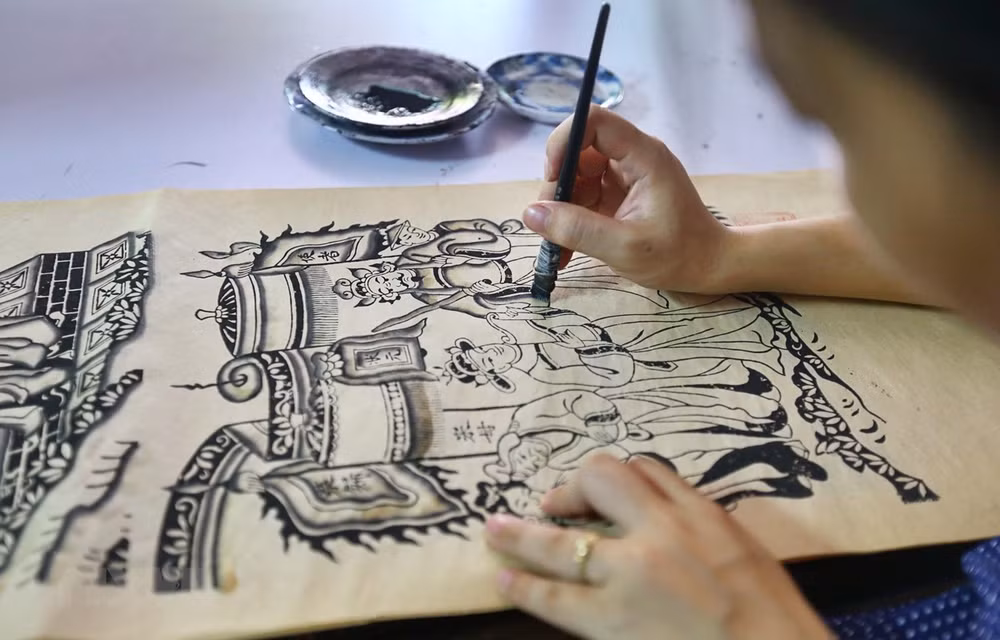 Presentará Vietnam a UNESCO documentos para reconocimiento de pintura de Dong Ho como patrimonio cultural ảnh 1