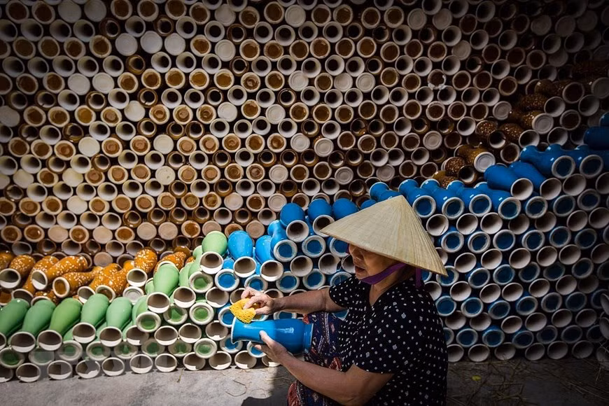Efectúan exposición sobre arquitectura de aldeas vietnamitas tradicionales ảnh 1